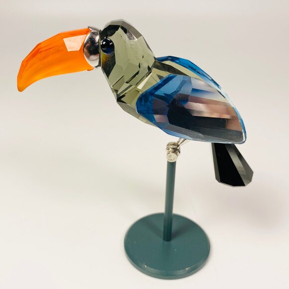 RARE !! Swarovski Paradise bird - Bamba Black Diamond 284062 - Picture 2 of 7